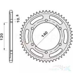 Zębatka tylna PBR 530139C45 