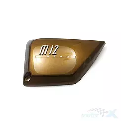 Osłona boczna lewa brązowa (naklejka oryginał) Junak M12 Vintage 125