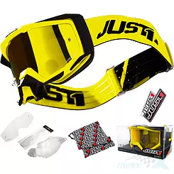 Gogle motocyklowe Just1 IRIS Track BLACK YELLOW