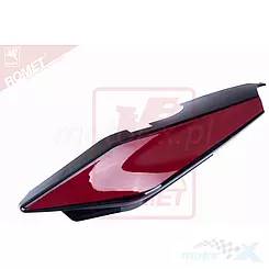 Osłona tylna górna prawa czarno bordowa Romet RX 125 Street / RX 125 Tour