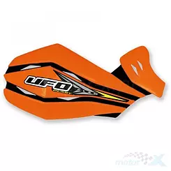 Osłony dłoni uniwersalne, handbary, pomarańczowe z mocowaniem 22mm, UFO Plast CLAW PM01640127