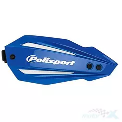 Osłony dłoni, handbary, uniwersalne, niebieskie, Polisport Bullit Full Wrap Around