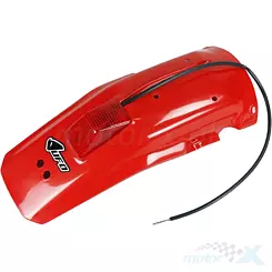 Błotnik tylny, czerwony z światłem, UFO Plast HO02650069