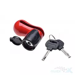 Blokada tarczy hamulcowej, sworzeń 5.4mm, czerwona, WM Motor