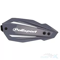 Osłony dłoni, handbary, uniwersalne, szare, Polisport Bullit Full Wrap Around