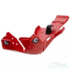 Osłona silnika i łącznika wahacza, czerwona, DTC Hard Enduro CrossPro 2CP22501790500