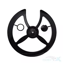 Osłona mechanizmu korbowego rowerowego Sunnywheel, do korb 42 zęby, czarna
