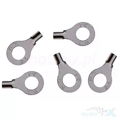 Konektory oczko 6mm, otwór 2mm 5 sztuk