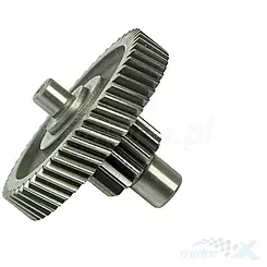 Wałek pośredni przekładni tylnej 55.5mm 13 / 49 zębów 1E40QMA/QMB 2T