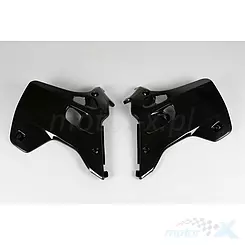Osłony chłodnicy czarne UFO Plast Kawasaki KX 125 / 250 92-93