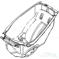 Schowek pod siedzeniem Kymco AK 550 Premium