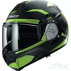 Kask szczękowy LS2 FF906 Advant Revo Czarny Zółty-Neon