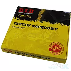 Zestaw napędowy DID 520DZ2 118 SUNF357-13 SUNR1-3547-50 (520DZ2-SX-F250 13-16)