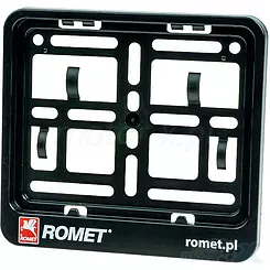 Ramka tablicy rejestracyjnej, pod tablice 140x114mm, DAKAR ROMET