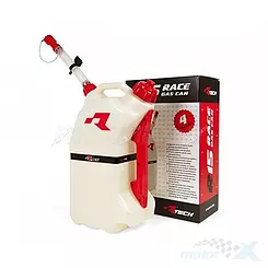 Kanister do szybkiego tankowania, czerwony, 15L, Racetech GASCARS0017