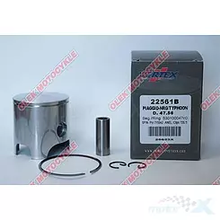 Tłok kompletny 47.58mm, 1 pierścień, Vertex 22561D Polini Gilera / Piaggio