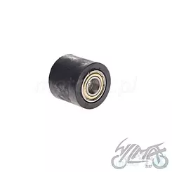 Rolka prowadząca łańcucha napędowego, średnica 32mm, otwór 10mm, szerokość 28mm, czarna, WM Motor
