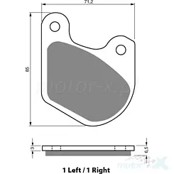 Klocki hamulcowe Gold Fren 062 S3