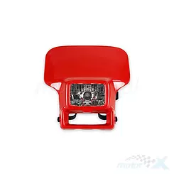 Lampa przednia halogen kolor czerwony UFO Plast Honda XR 250 / 400R 