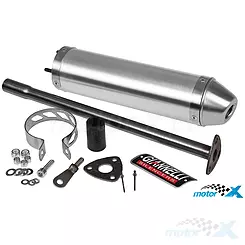 Końcówka wydechu Giannelli Strada Aluminium, Aprilia RS 50 06- / Derbi GPR 50 04-08 (E)