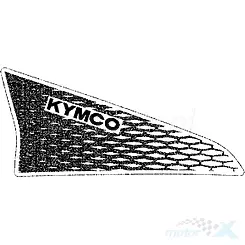 Naklejka lewa przedniego błotnika Kymco MXU 550