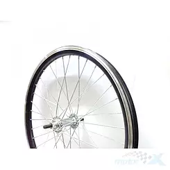 Felga przednia, koło rowerowe 20", stożkowe, czarne