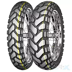 Opona motocyklowa dual Mitas 150/70-18 E-07 TL KTM ADVENTURE 950/990 (ŻÓŁTY PASEK) tył