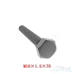Śruba napinacza łańcucha napędowego, M10x70mm, Zontes