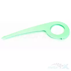 Osłona łańcucha 26/38 "ALICJA" seledynowa 110PP  1181  b/uchw