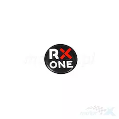 Naklejka osłony dolnej zbiornika paliwa czerwona "rx one" Junak RX ONE