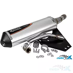 Wydech Tecnigas 4Scoot, Aprilia / Derbi / Piaggio 125-200 4T LC (E)
