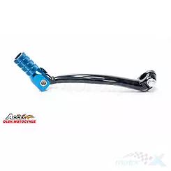 Dźwignia zmiany biegów, aluminiowa, czarna, końcówka niebieska, Accel SCL720753BL YAMAHA YZF 250 '06-'13, WRF 250 '07-'13, WRF 450 '07-'15