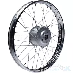 Felga tylna, obręcz koła + szprychy + piasta, 1.40x17", WM Motor, Romet Komar / Ogar 50
