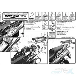 Stelaż kufra centralnego Kappa Honda CB 900 Hornet