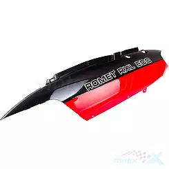 Osłona tylna górna lewa czerwona Romet RXL ECO (2012)