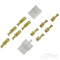 Kostka elektryczna, złącze, 4 piny 1/4", stary typ, ELECTROSPORT ES125