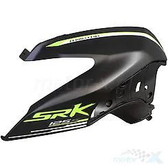 Osłona zbiornika tylna lewa, czarna 012Z, QJMotor SRK 125 S