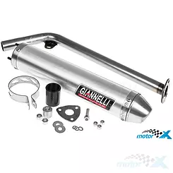 Końcówka tłumika Giannelli Enduro Aluminium, Aprilia MX 125 04-08 (E)