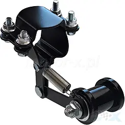 Uniwersalny napinacz łańcucha napędowego, czarny, Abiwa 0453, do motocykla, Crossa, ATV
