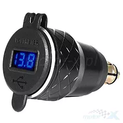 Gniazdo USB MUS-DIN-B2 Quick Charge 3.0 36W Biketec BTMUS41QC