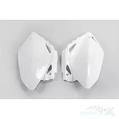 Osłony tylne górne komplet biały UFO Plast Honda CRF 450R 05-06