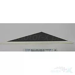 NAKLEJKA OBUDOWY prawa PRZEDNIA 86121-LBA8-E000-GR-TA