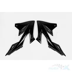 Osłony chłodnicy czarne UFO Plast Suzuki RMZ 250 / 450 