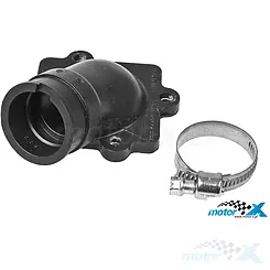 Króciec ssący Malossi NBR, 22mm przelot / 28mm mocowanie, Minarelli horizontal