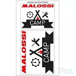 Naklejki 8x14cm Malossi Camp
