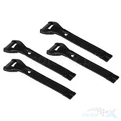 Komplet pasków do butów, 4 sztuki, Gaerne SG-12, SG-10 Medium Black