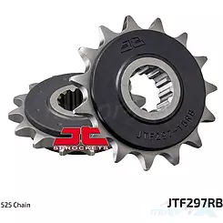 Zębatka przednia 525 15 zębów, RB - gumowa prowadnica łańcucha, JT Sprockets JTF297