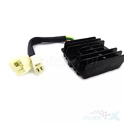 Regulator napięcia, 2x kostka 3/3 piny, Junak 902 / 906 Euro 5
