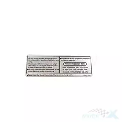 NAKLEJKA OSTRZEGAWCZA S9 87560-KBN-E00-T01
