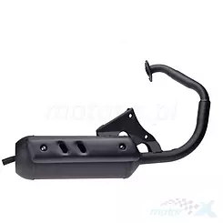 Tłumik, wydech, czarny, WM Motor, Honda Dio 50